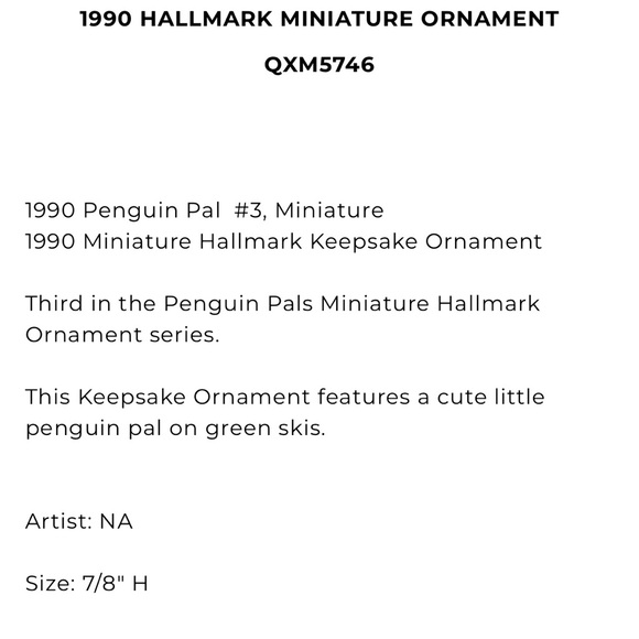 1991 Frosty Friends & 1990 Penguin Pal #3 Hallmark - Picture 12 of 13